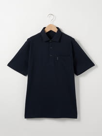 サッカーストライプ半袖ポロ