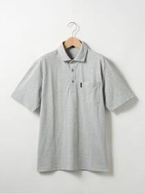 サッカーストライプ半袖ポロ