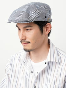 【サプライズセール！対象アイテム】グレンチェックハンチング