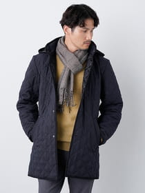 中綿キルトミドルブルゾン