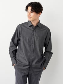 小紋ジャカードシャツ