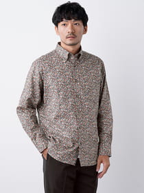 フラワープリントシャツ / made with LIBERTY FABRIC