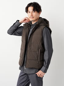 シャンブレータフタダウンベスト