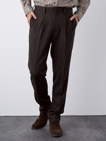 ウールライクツイルパンツ/セットアップ対応