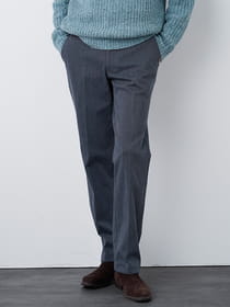 カルゼ裏起毛ストレートパンツ