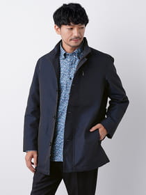 シャドーチェックライナーコート