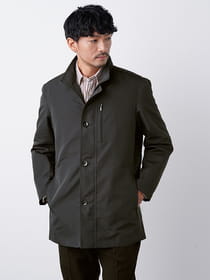 シャドーチェックライナーコート