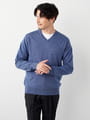 【早割30%OFF対象】ウォッシャブルＶネックニット