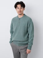 ヘンリーネックプルオーバーニット（7203640）｜men（メンズ
