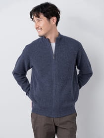 フルZIPニットブルゾン
