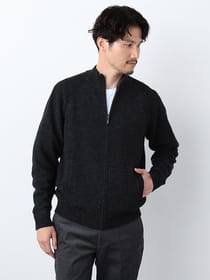 フルZIPニットブルゾン