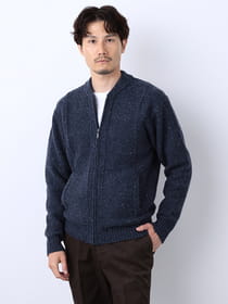 MA-1カラーフルZIPニット