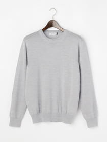 【3buy40%OFF！対象商品】ウォッシャブルクルーネックニット