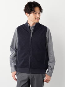 ダイヤジャカードベスト