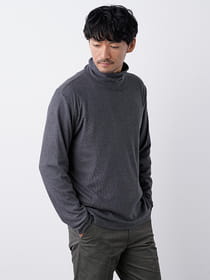 アクリルレーヨンタートルネック