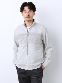 アクリルウール切替フルZIP