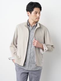 ライトワッフルパンチングブルゾン