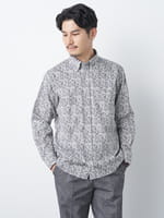 サプライズセール！対象アイテム】フラワーペイズリープリント長袖