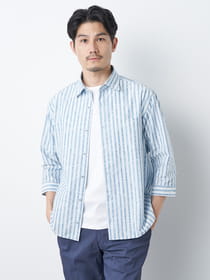  JEANS ストライプラガーシャツ 大人顔負けのキッズ用サマーシャツ!! タイガーストライプ 迷彩