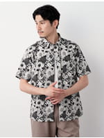 LEONARD　SPORT フラワープリント 半袖シャツ LEONARD - ＊LEONARD ＊フラワープリント 半袖Tシャツ
