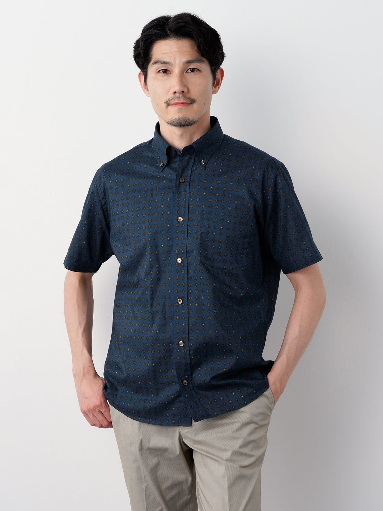 GMGN283○Simple Life / シンプルライフ NANAME センタ シンプルライフ SIMPLE LIFE レナウン シャツ ブラウス シアー