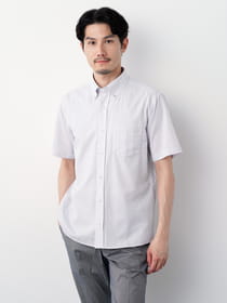 ダイヤジャカード半袖シャツ