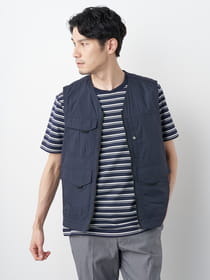 ナイロンタッサー8ポケットベスト