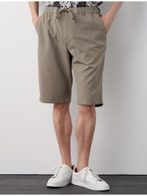 フェイクリネンイージーハーフパンツ