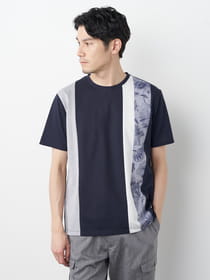 ≪WEB限定/1,111円OFF！対象商品≫布帛切替カノコ半袖Ｔシャツ