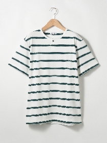 ≪WEB限定/1,111円OFF！対象商品≫ボーダーヘンリーネック半袖Ｔシャツ