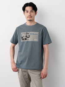 アニマルプリント半袖Ｔシャツ（ｒｈｉｎｏ）