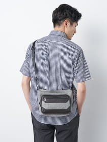 【3buy40%OFF！対象商品】異素材ワイドショルダーバッグ