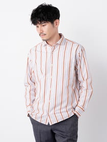 【ブラックフライデー/特別価格】モールストライプ長袖シャツ