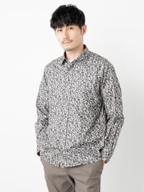 【サプライズセール！対象アイテム】オータムフラワープリント長袖シャツ