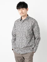 オータムフラワープリント長袖シャツ（7205235）｜men（メンズ