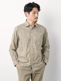 【3buy40%OFF！対象商品】ベリーズガーデンプリント長袖シャツ