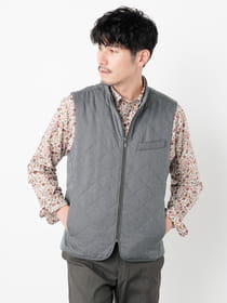 ≪WEB限定/1,111円OFF！対象商品≫トップ調中綿ベスト