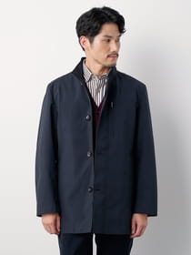 シャドーチェックライナーコート