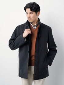 シャドーチェックライナーコート