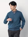 【早割30%OFF対象】ウォッシャブルＶネックニット