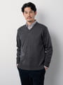 【早割30%OFF対象】ウォッシャブルＶネックニット