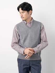 ≪WEB限定/1,111円OFF！対象商品≫ウォッシャブルＶネックニットベスト