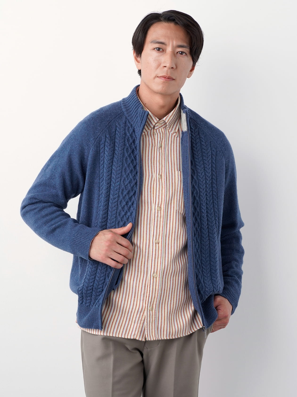 シンプル 販売 ライフ 服 男性