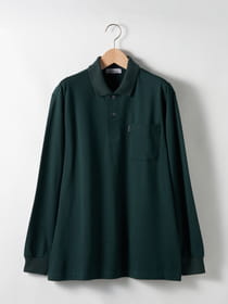 カムフィット長袖ポロ