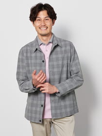 シアサッカーブルゾン