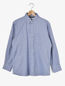 オックスストレッチボタンダウンシャツ