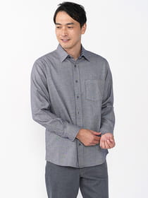 起毛オックスシャツ