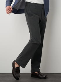 カルゼ裏起毛ストレートパンツ