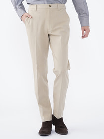 カルゼ裏起毛スリムパンツ