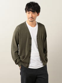 ウォッシャブルカーディガン